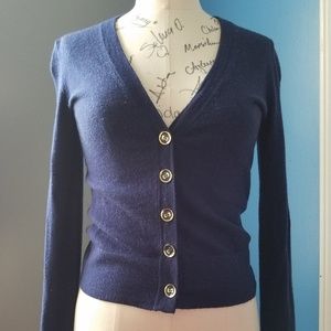 Lilly Pulitzer Melody Cardigan in True Navy - sz S
